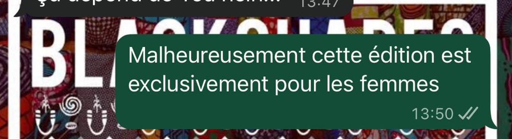 Réponses générales…envoyés à vos sœurs / amies / épouse / mères…mais aucune crainte chers messieurs…elles arrivent et elles vous concerneront aussi ❤️

TOUT LE MONDE À SA PLACE 🥰