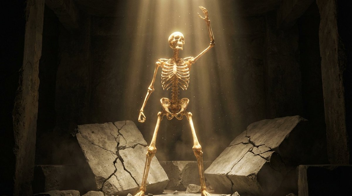 عن العظام البشرية 🦴
​عظام الإنسان أقوى من الخرسانة المسلحة بـ 4 أضعاف (إذا قارنا الوزن بالوزن). أنت حرفياً مبني من مادة فولاذية! 💪 صلب.
#هيكل_عظمي #طب #جسمك #قوة #fyp