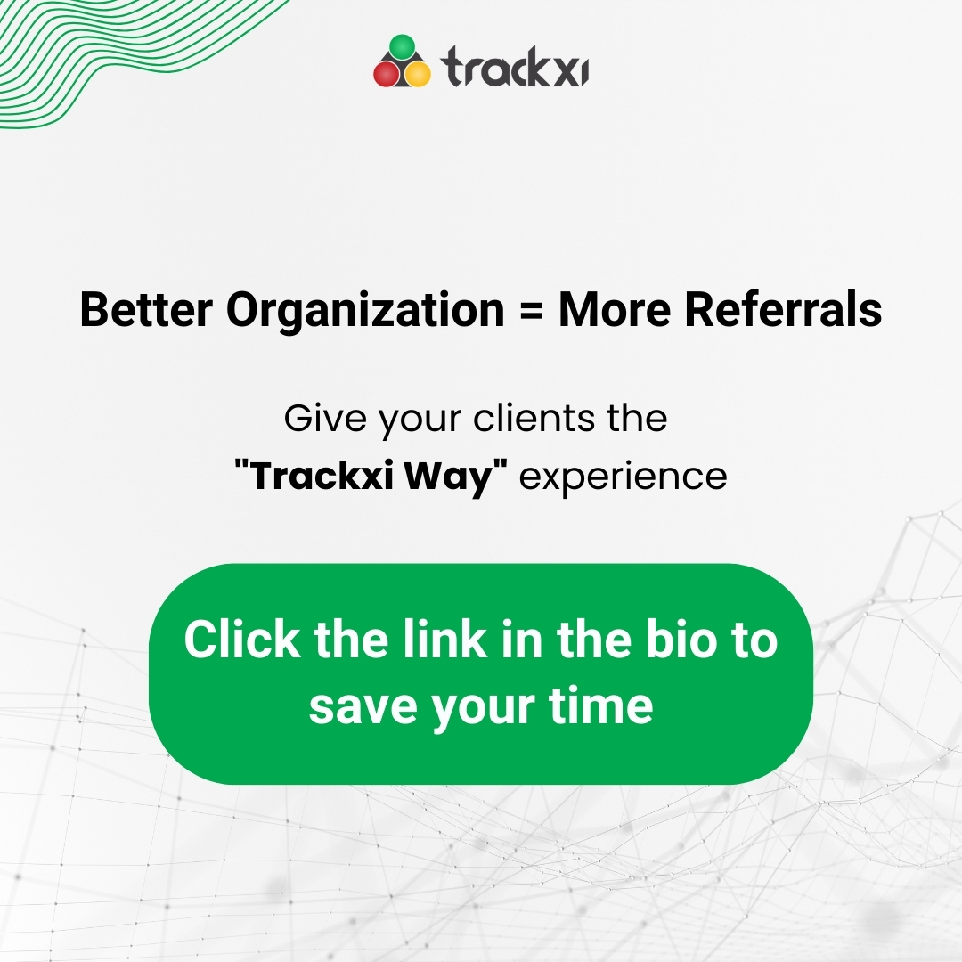 The deal closed. Keys handed over.
But will they refer you?

Clients remember the feeling of the transaction more than the negotiation.

✅ Transparency
✅ Consistent updates
✅ Professional organization

A smooth closing builds easy referrals.

#Trackxi