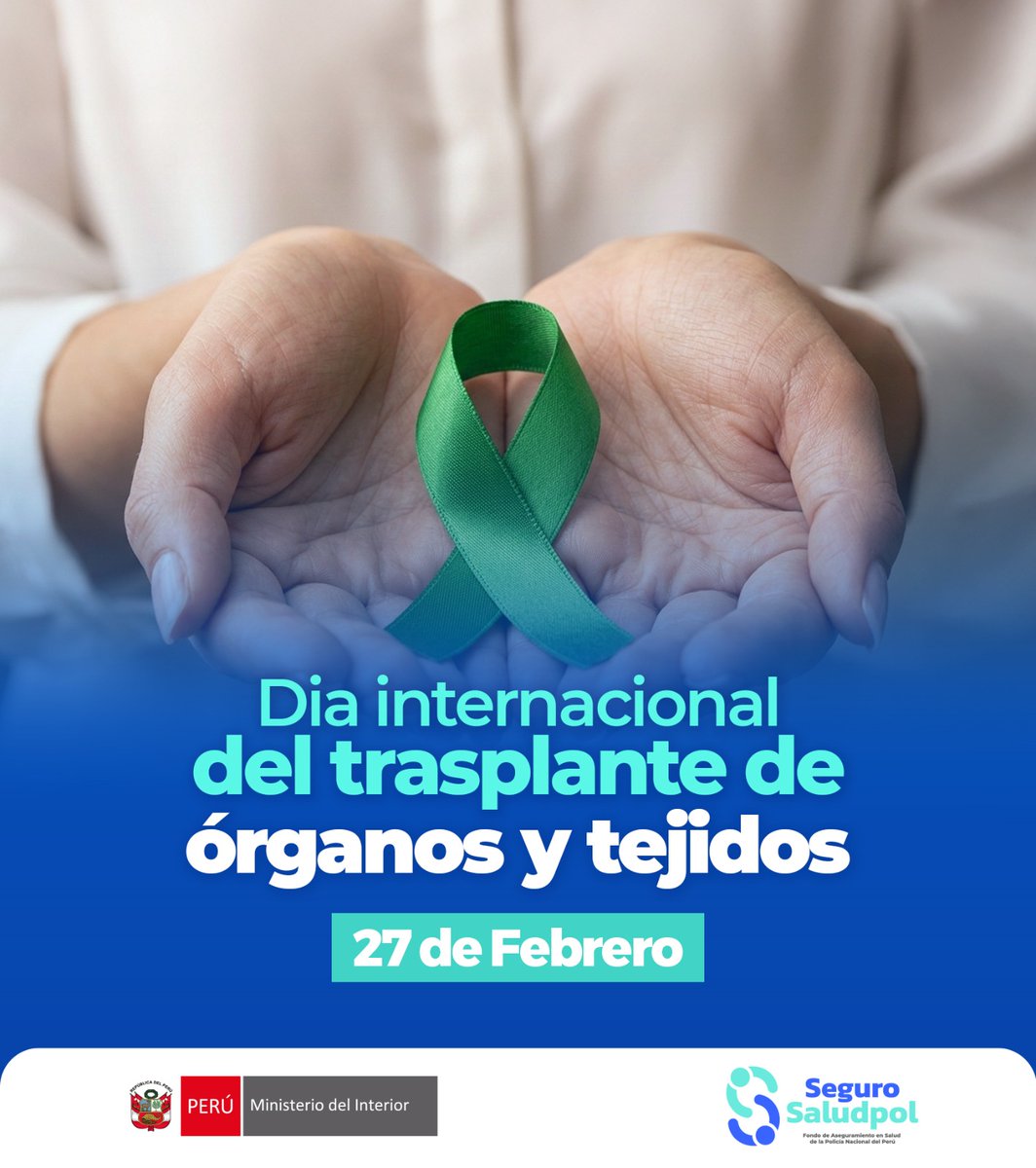 En Seguro Saludpol reconocemos y agradecemos a los profesionales que hacen posible los trasplantes de órganos y tejidos, y rendimos homenaje a los donantes que regalan vida con su generosidad. Hoy celebramos la esperanza y la oportunidad de vivir mejor. 🌍✨