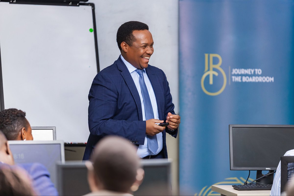 JTBoardroom's tweet photo. Paul Bwiso, CEO of the USE, unpacked the role of capital markets in national growth, from equities to bonds, and connected investment discipline to strong corporate governance. 

Capital without governance is risk. Governance without capital is stagnation. 
#JTB2026 https://t.co/Udpj2u5evH
