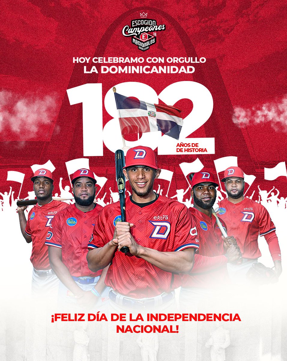 🇩🇴
182 años de orgullo, identidad y pasión dominicana.
Nuestra historia nos define.
Nuestro orgullo nos une.
República Dominicana vive en el corazón de cada león. 🦁