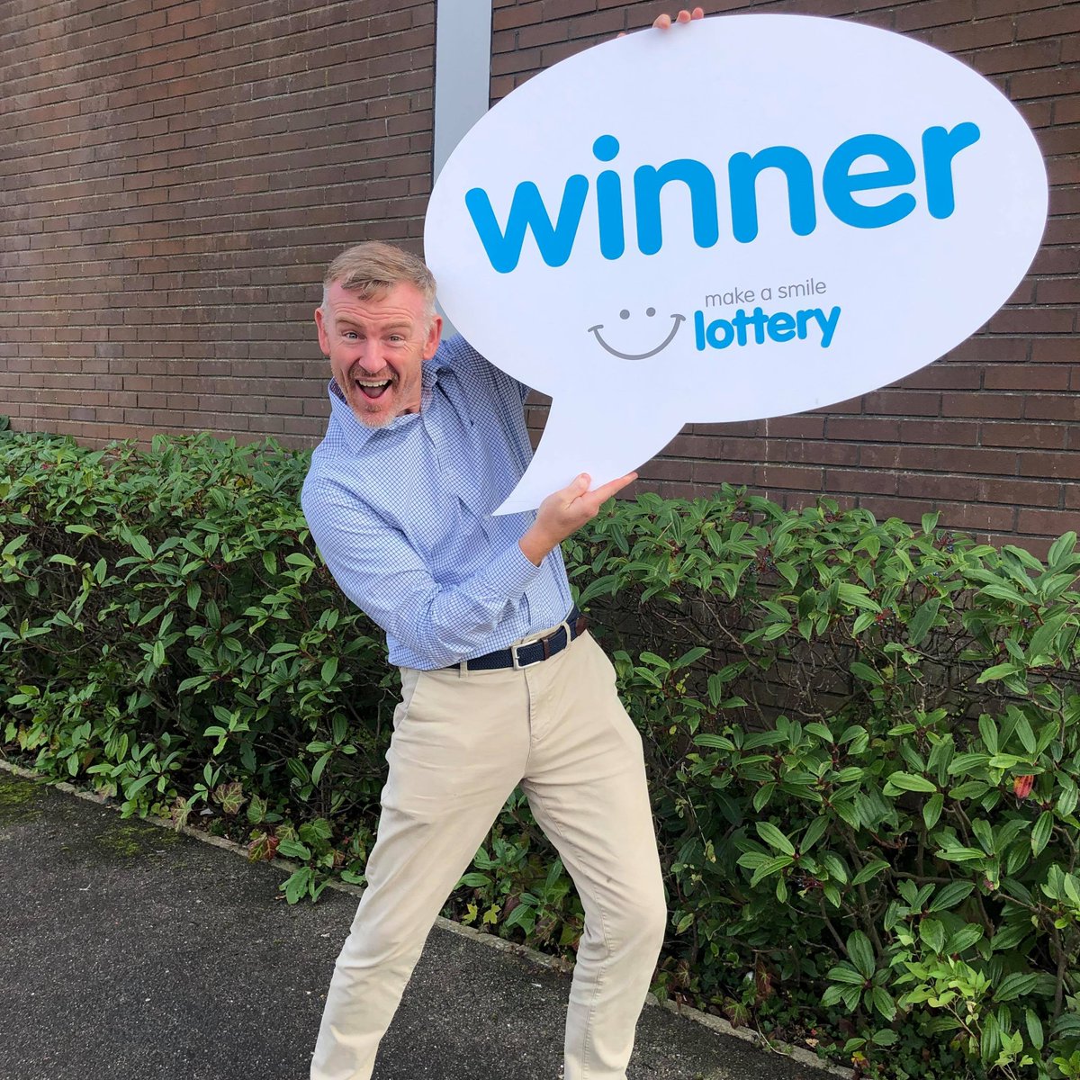 make a smile lottery tweet media