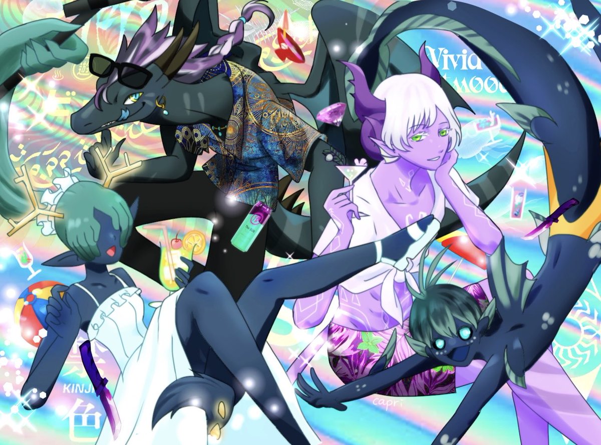 MotC_support's tweet photo. @sousakuTL 
 #上手いとか下手とかそういうのは関係なく自分が気に入っている自キャラを４人選抜見た人もやる
4人に絞れなかったので最推し見てください https://t.co/tJkjyLSwYJ