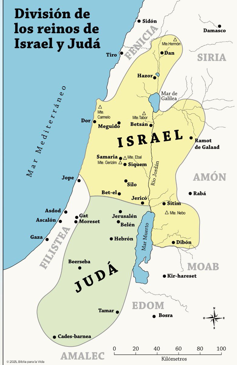 guenther37's tweet image. 1Rey13-16 #rpsp Narran la división dl reino la espiral d pecado d las monarquías d Israel y Judá. Trazan q la fidelidad a la Palabra d Dios es el único fundamento p’ la estabilidad y advierten sobre los peligros d la desobediencia parcial y la influencia corruptora d la idolatría