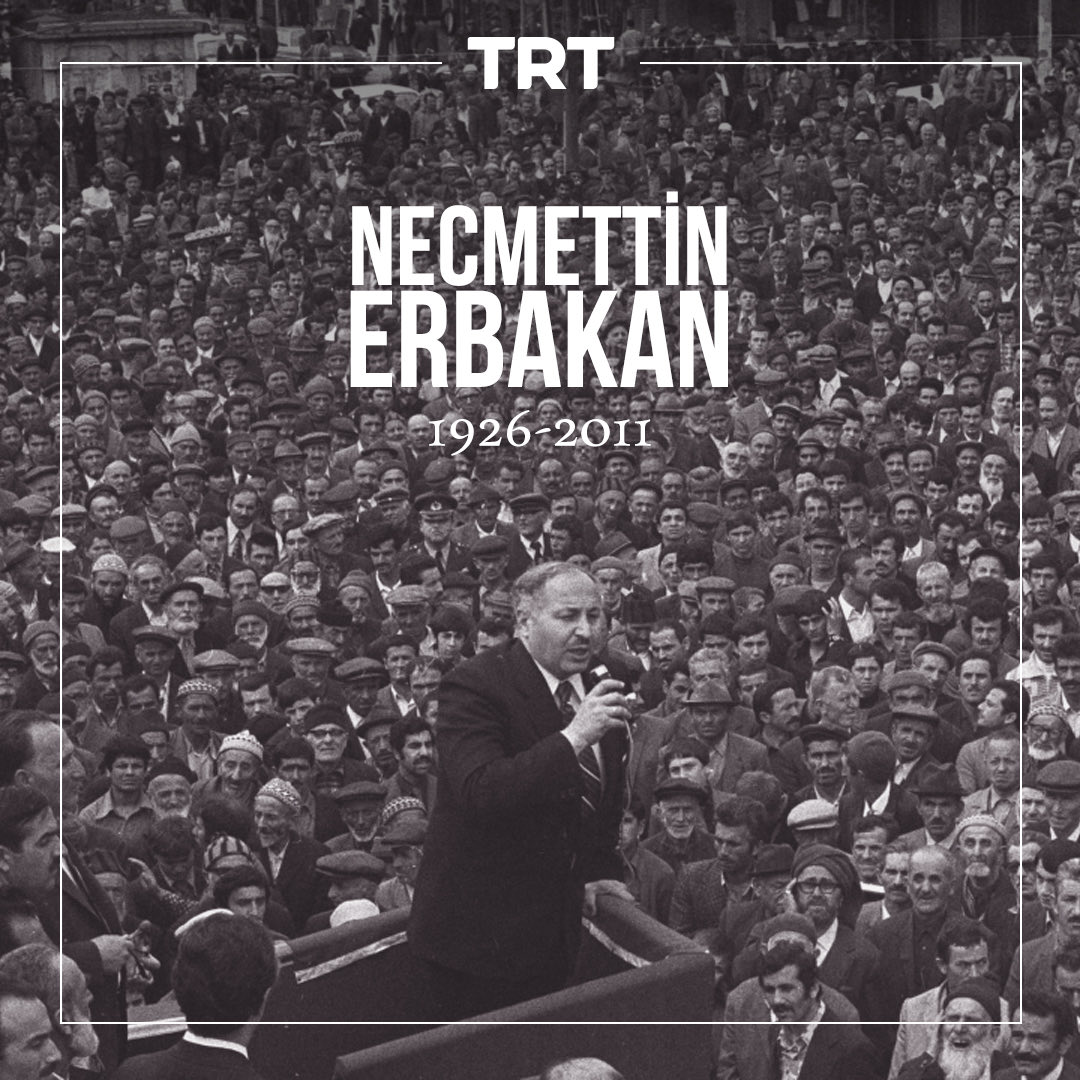 Milletin selametinden başka bir şey düşünmedi, inandığı değerler uğruna mücadele etmekten asla vazgeçmedi...

Millî Görüş geleneğinin kurucusu Prof. Dr. Necmettin Erbakan Hocamızı ebediyete irtihalinin seneidevriyesinde saygı ve rahmetle yâd ediyorum.

Mekânı cennet olsun.