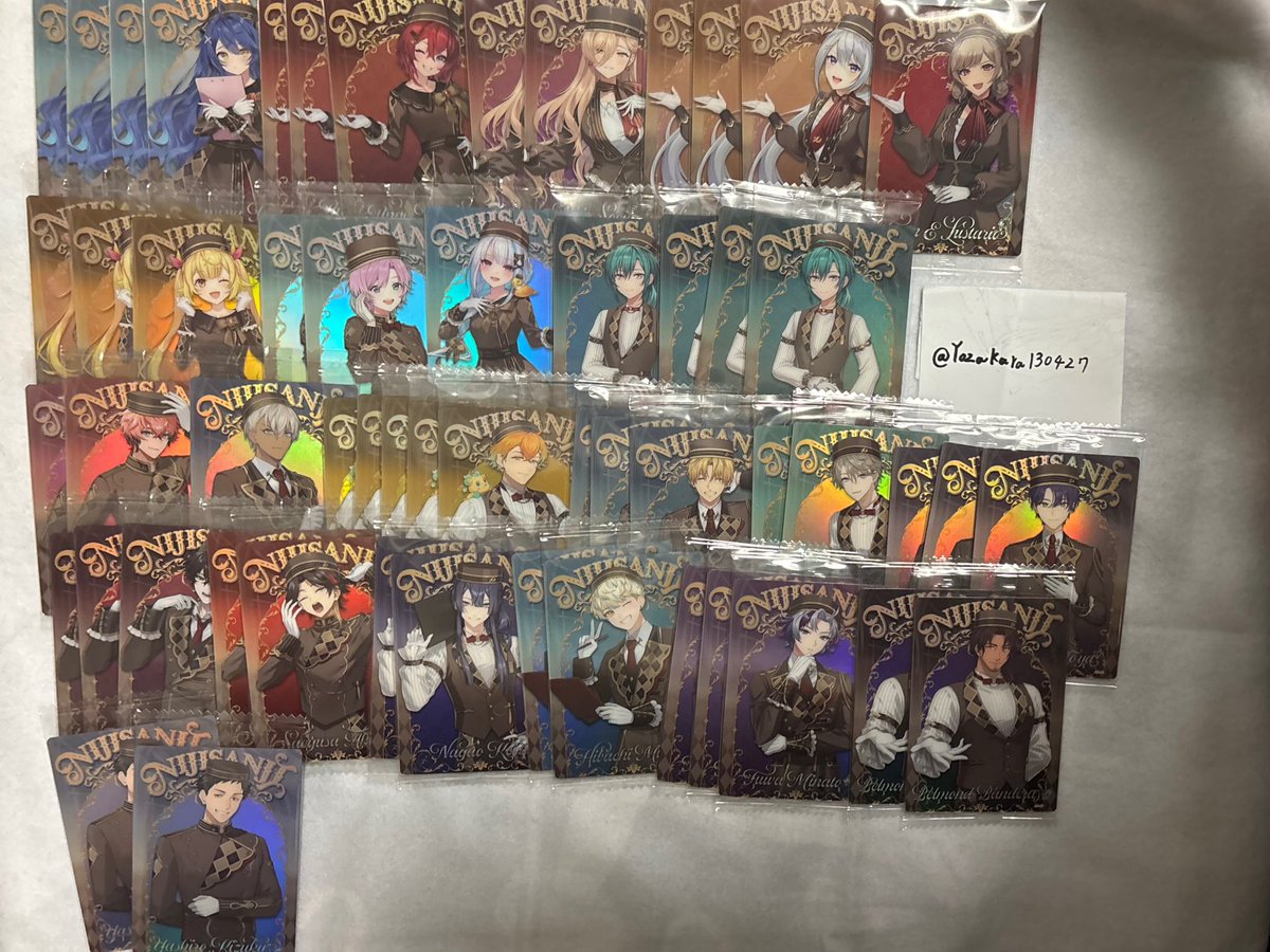 Yozakura130427's tweet photo. 【交換/譲渡】にじさんじウエハース　にじさんじウエハース2  
(譲)画像1、2枚目

(求)💖＞︎💕︎＞＞＞定価

︎💖最優先で探しております
お声掛けが重なりましたら🚺含めた交換優先
枚数は2枚目
譲渡は🚹は🚺を同数以上含めた方優先。
都内手渡し郵送可能
お気軽にお声掛けくださいませ！ https://t.co/j5SYEdpYII