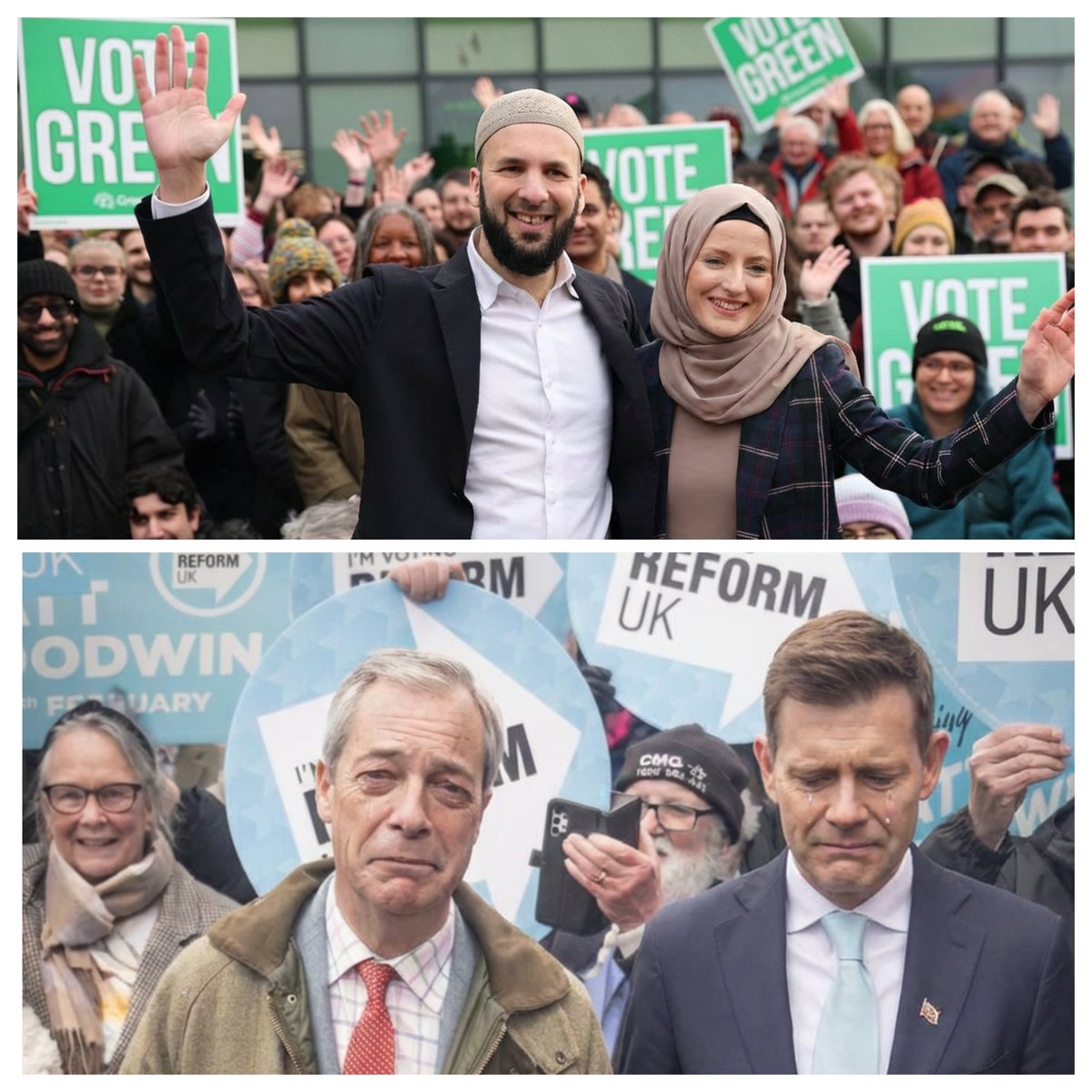 Sallytwit's tweet photo. racist tears are beautiful
It's symbolic a community we are told doesn't integrate, supports a working class female plumber, the leader being a gay Jew, offered the racist who was planning to stab them water. @reformparty_uk @TheGreenParty https://t.co/ogbZtSqd5C
