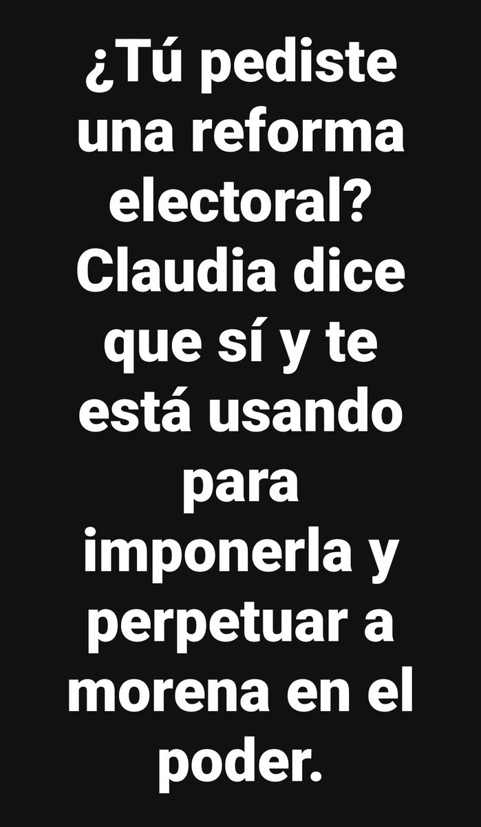 ¿Qué opinas de que Morena te use? 👇