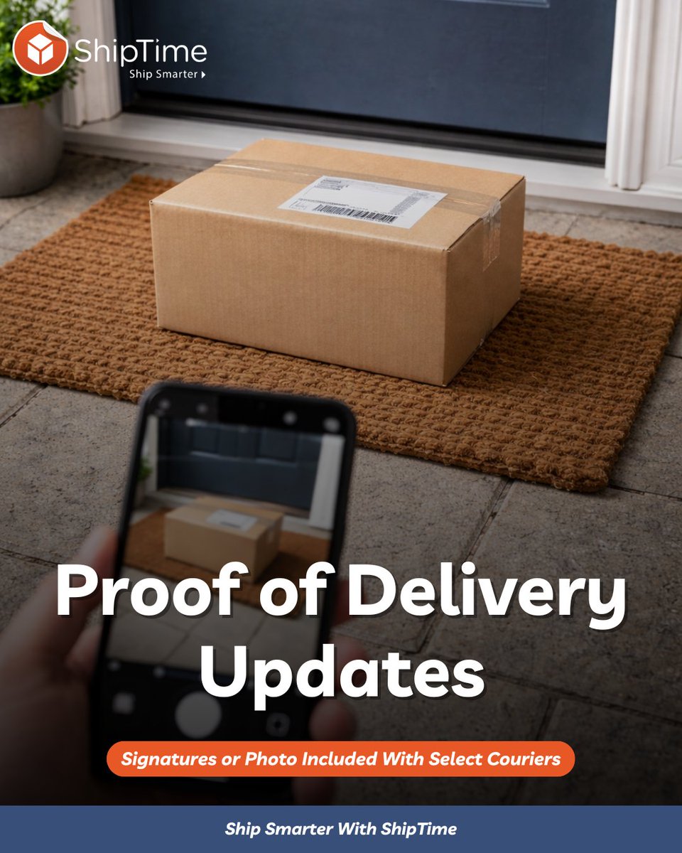 When supported by the courier and service level, proof of delivery may include a delivery photo or recipient signature. This helps confirm successful delivery, reduce follow ups, and respond to customer questions with confidence📦

na3.hubs.ly/y0hrsy0