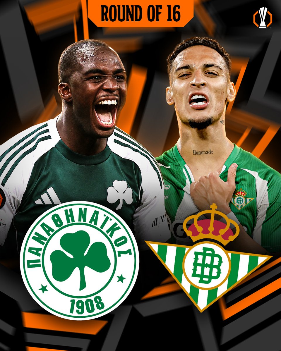 ☘️ Panathinaikos vs Betis 💚 

#UELdraw