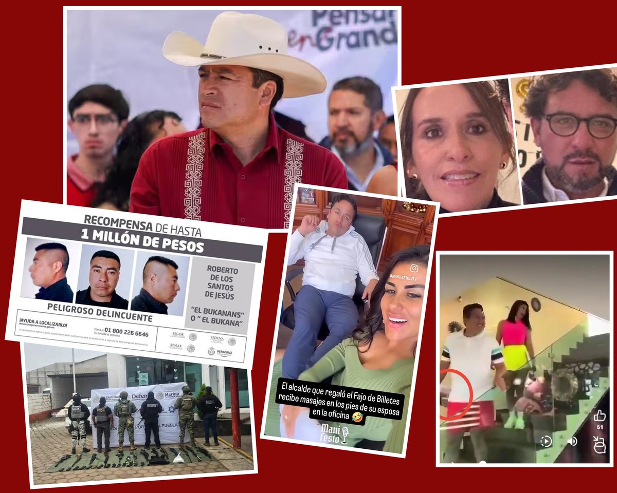 CClemente7's tweet photo. 📝
En #Chignahuapan hay cuestionamientos fuertes sobre #seguridad, #crimen y dinero 💵 💰
🤐 Pero el alcalde Juan Rivera Trejo huye de los medios.
❌ Callar no es gobernar.
Dar la cara es obligación, no favor.
#Opinión #Puebla 
👇🏼
https://t.co/XRLK2deelO https://t.co/5fCLABvqp6
