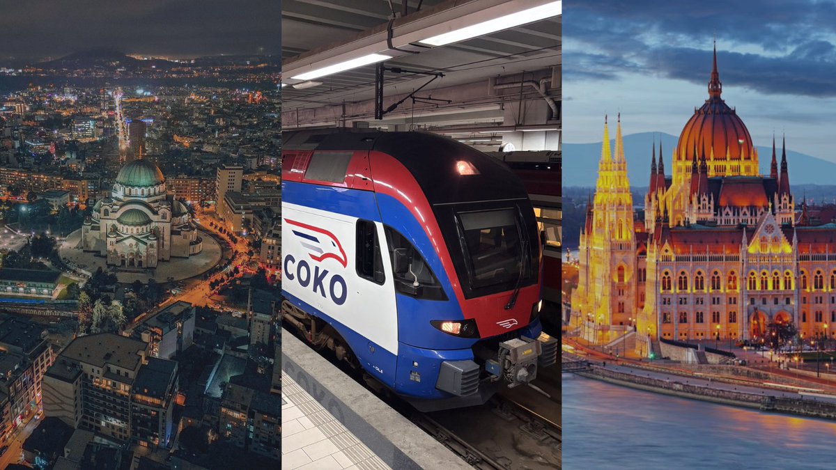 🚄Belgrade–Budapest high-speed line: fleet ready

🇷🇸 Serbia has procured 5 high-speed EMU trainsets (“Soko”)
🇭🇺 Hungary has procured 3 trainsets for the same route

⚙️ The “Soko” trains are: Electric multiple units (EMU), designed for speeds up to 200 km/h, equipped with modern 