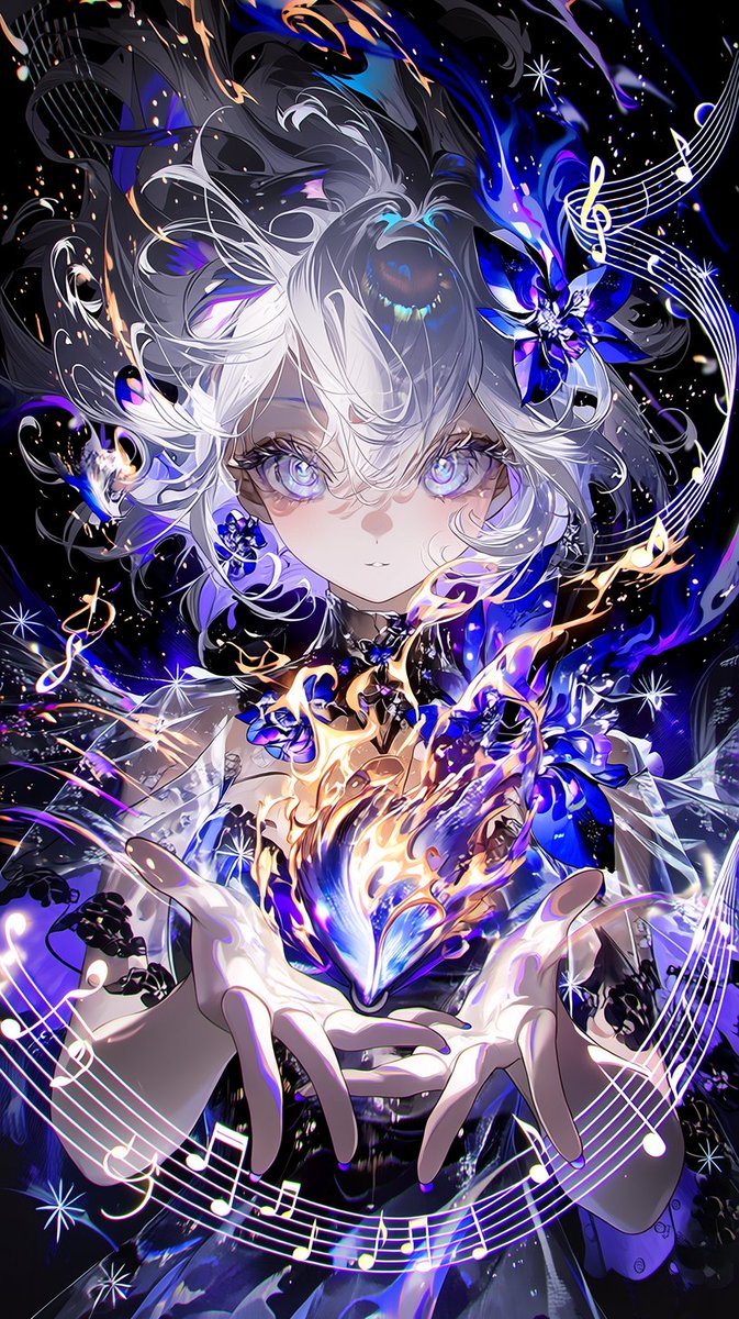 MytiMuffyn's tweet photo. Flames on both palms, breaking the calm — your light, my psalm.両手のひらの炎、静けさを越えて — あなたの光が、わたしの詩になる。#AIart #AIイラスト #FlamesOnPalms #BreakingTheCalm #YourLightMyPsalm #FireMood #両手のひらの炎 #もっとあなたに #フォロワーへ #幻想アート #バズ投稿 https://t.co/9gwsYkcXB4
