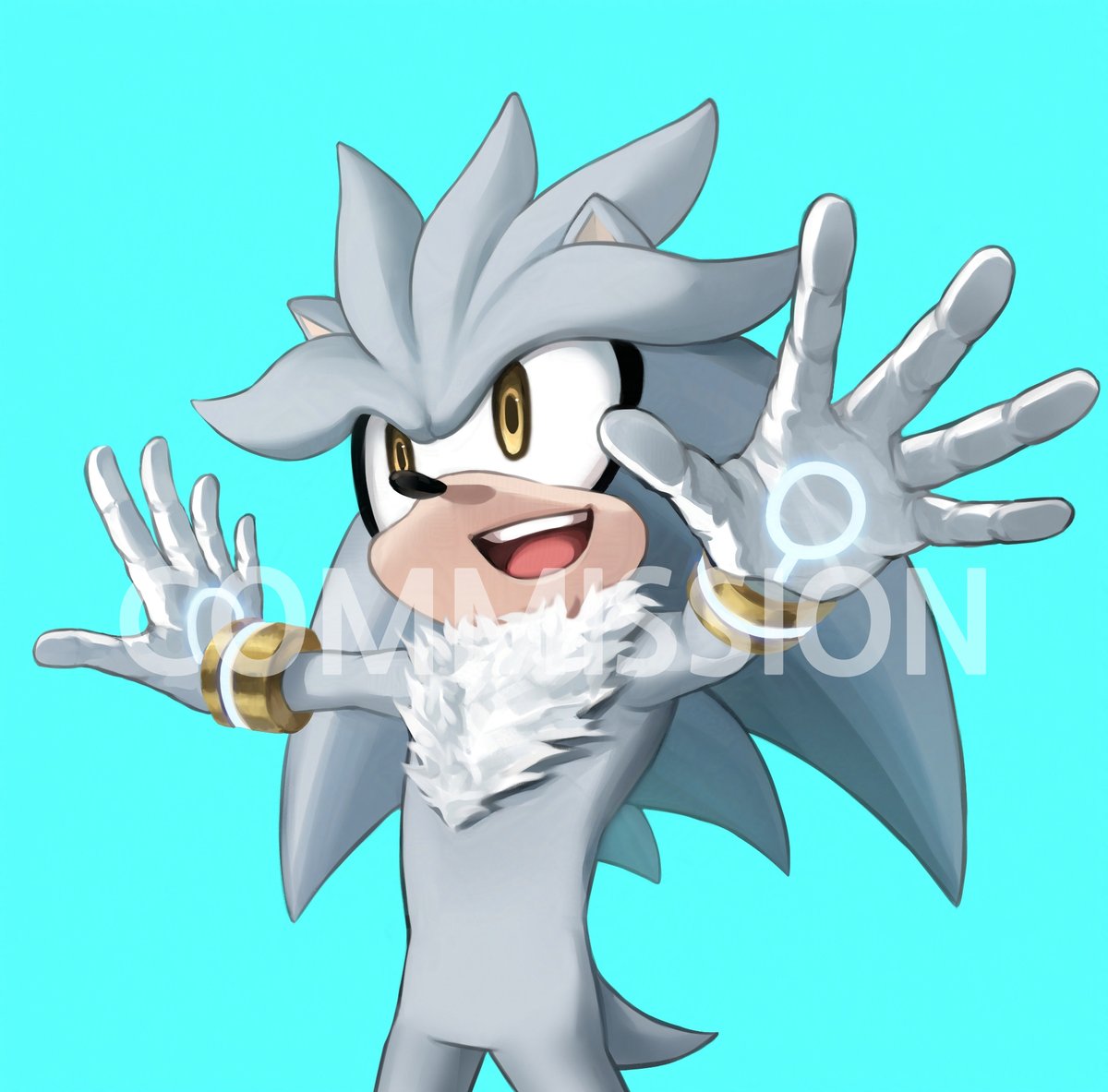 essum18's tweet photo. #SilverTheHedgehog
오랜만에 커��션으로 작업한 실버 https://t.co/xeWq6EJZCn