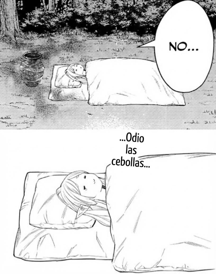 animetrends's tweet photo. Recordatorio que Frieren tiene pesadillas con Cebollas https://t.co/M86WKzKJ0W