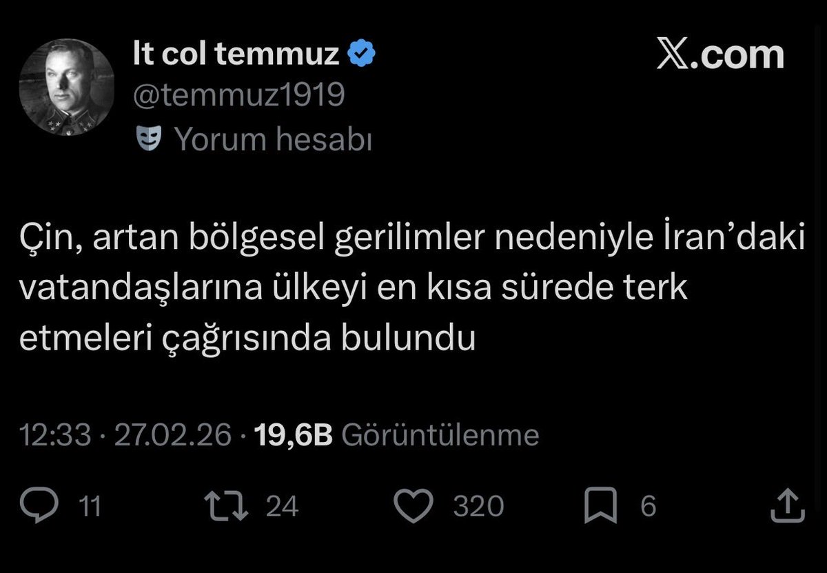 Bunlar gözü kararttı. Dananın kuyruğu kopacak galiba.
Ulan Ortadoğu ne huzur buluyorsun ne huzur veriyorsun..