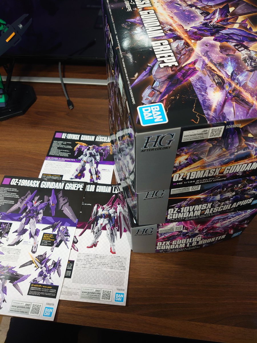 ⏩製作開始⏩ HG ガンダムアスクレプオス HG ガンダムグリープ HG