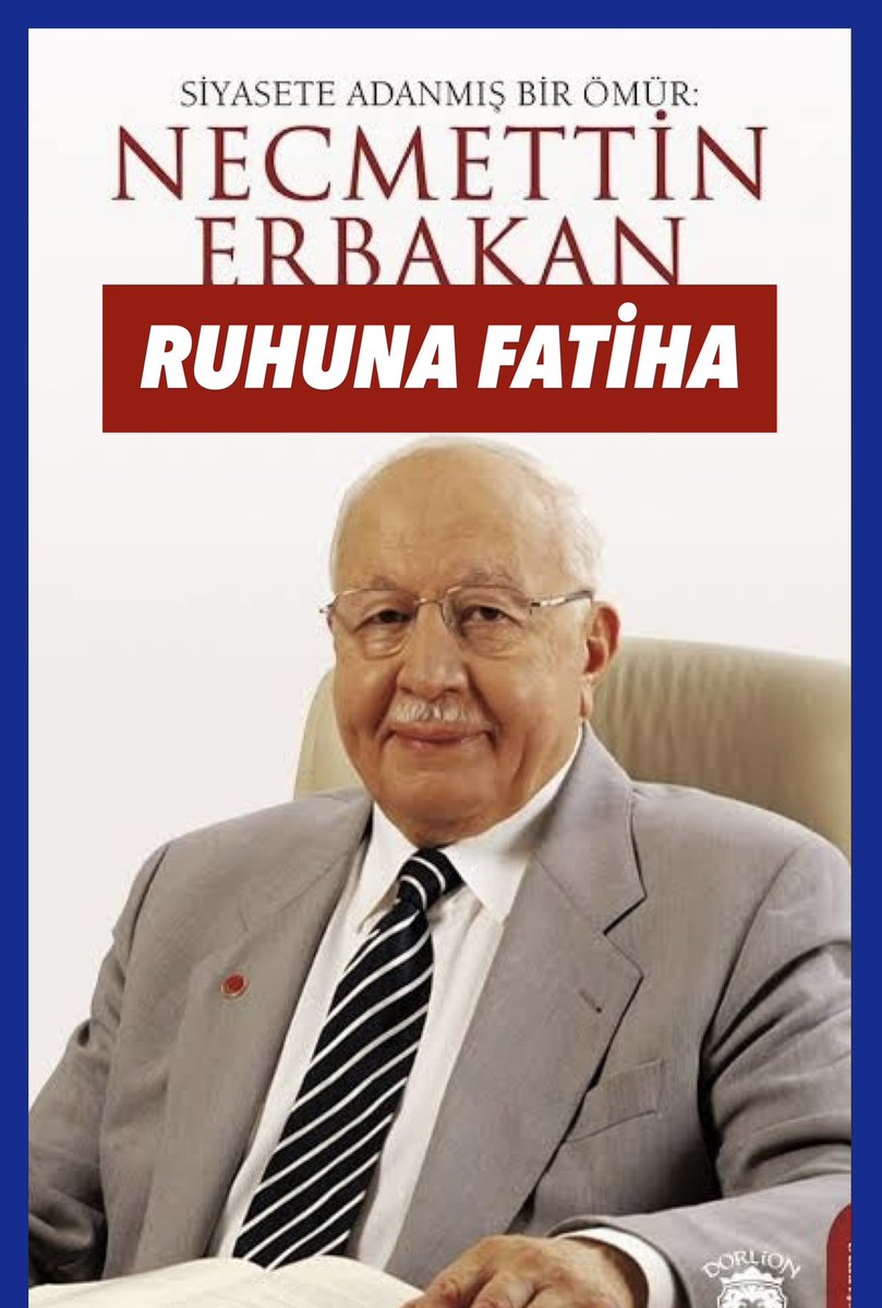 06melihgokcek's tweet photo. ERBAKAN HOCAMI 15 YIL ÖNCE BUGÜN KAYBETTIK… MEKANI CENNET KOMŞUSU RESULULLAH SALLALLAHU ALEYHI VE SELLEM OLSUN…
BIZE ÇOK ŞEY ÖĞRETTI…
��LKESINE ÇOK HIZMET ETTI…
DAVASI IÇIN BIR ÖMRÜNÜ VERDI…
TÜRKIYE ERBAKAN HOCASINI UNUTMAYACAK… https://t.co/oMsqn07guw