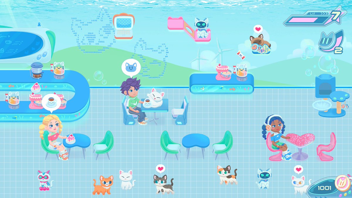 erika 🍋 Wishlist RoboCat Café on Steam😺 tweet media