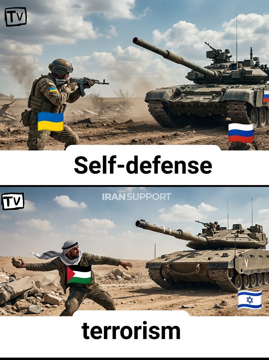 Western hypocrisy on its finest!
Which one do you accept?