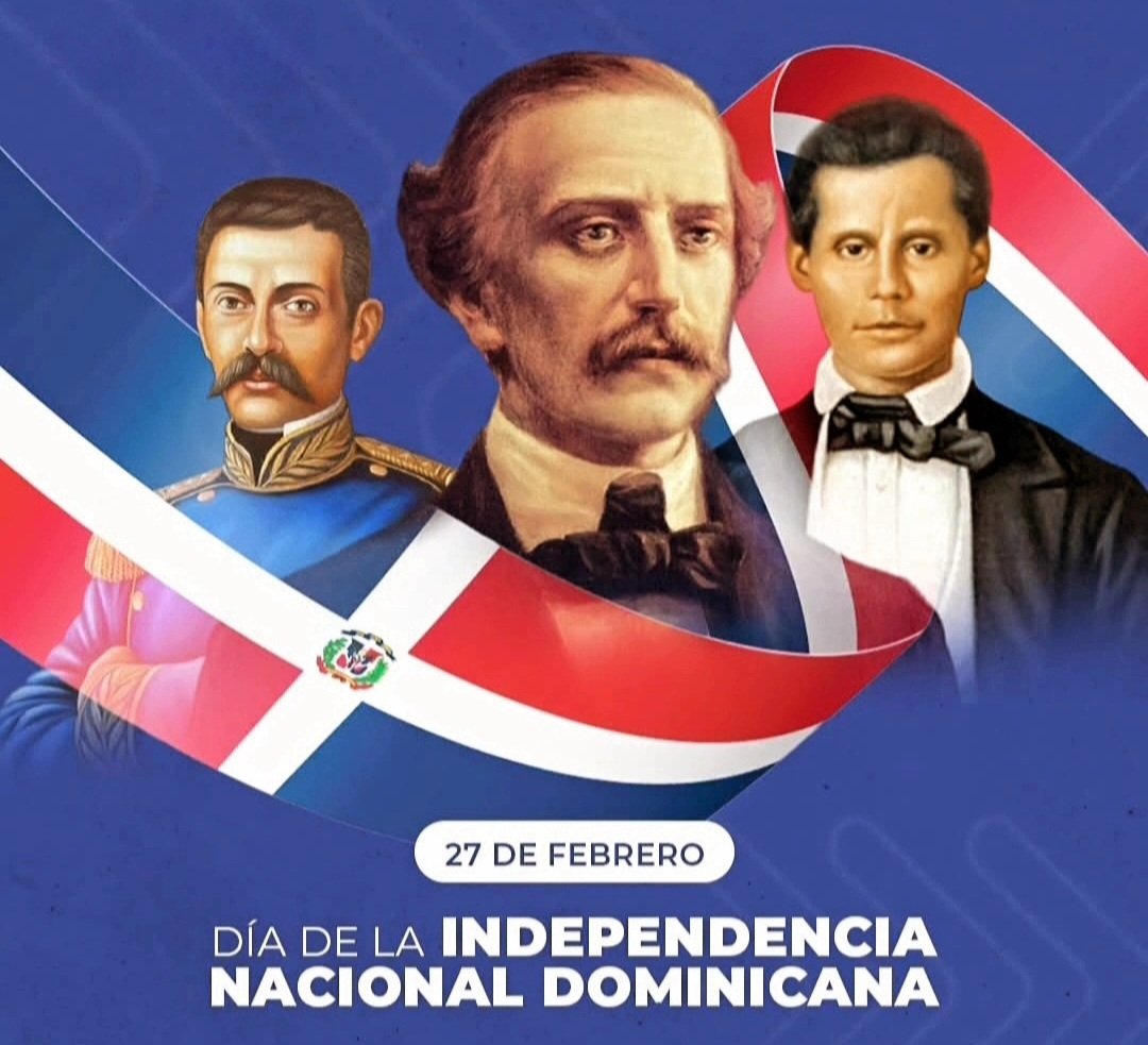 Hoy celebramos el 182 aniversario de nuestra Independencia, gracias a la visión, el coraje y valentía de los fundadores de La Trinitaria.
 "La Independencia no es solo una fecha es un legado de valentía y determinación que vive en el corazón de cada Dominicano" 🇩🇴 
:
#fsanchisr