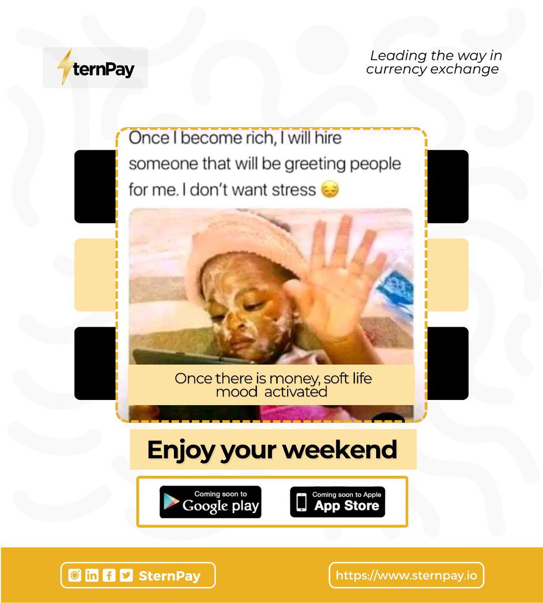 Sternpay's tweet photo. Have a fun-filled weekend.😁💃🔥 https://t.co/tE4HWfBo4D