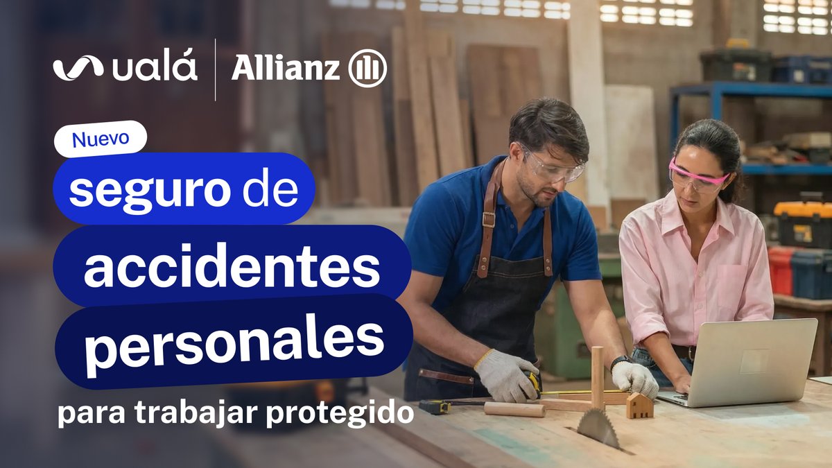 🇦🇷 Llegó el seguro de Accidentes Personales, con cobertura inmediata. 🛡️

✅ Plan por 30 días o 1 año
✅ Para vos o para alguien más
✅ Pago mensual y cancelación cuando quieras
✅ Gestionás tu póliza desde la app 📱

👉 uala.com.ar/seguros/accide…