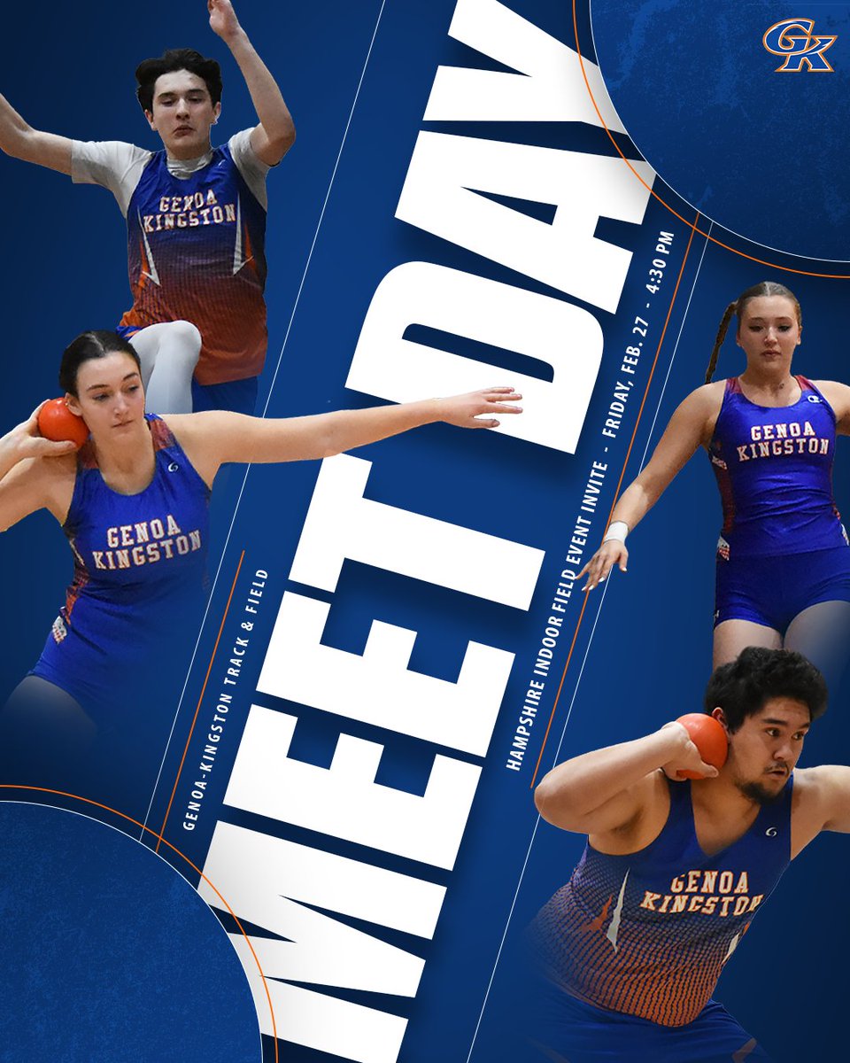 GKCogsAthletics's tweet photo. Boys and Girls Track will make the short trip to Hampshire today for the Indoor Field Event Invite at Hampshire High School.  Events begin at 4:30.
#gkcogs #BuildTheBrand https://t.co/vAV87mDykt
