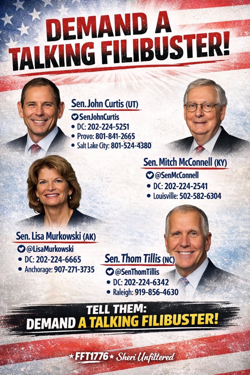 These people need our encouragement for a talking filibuster!!!