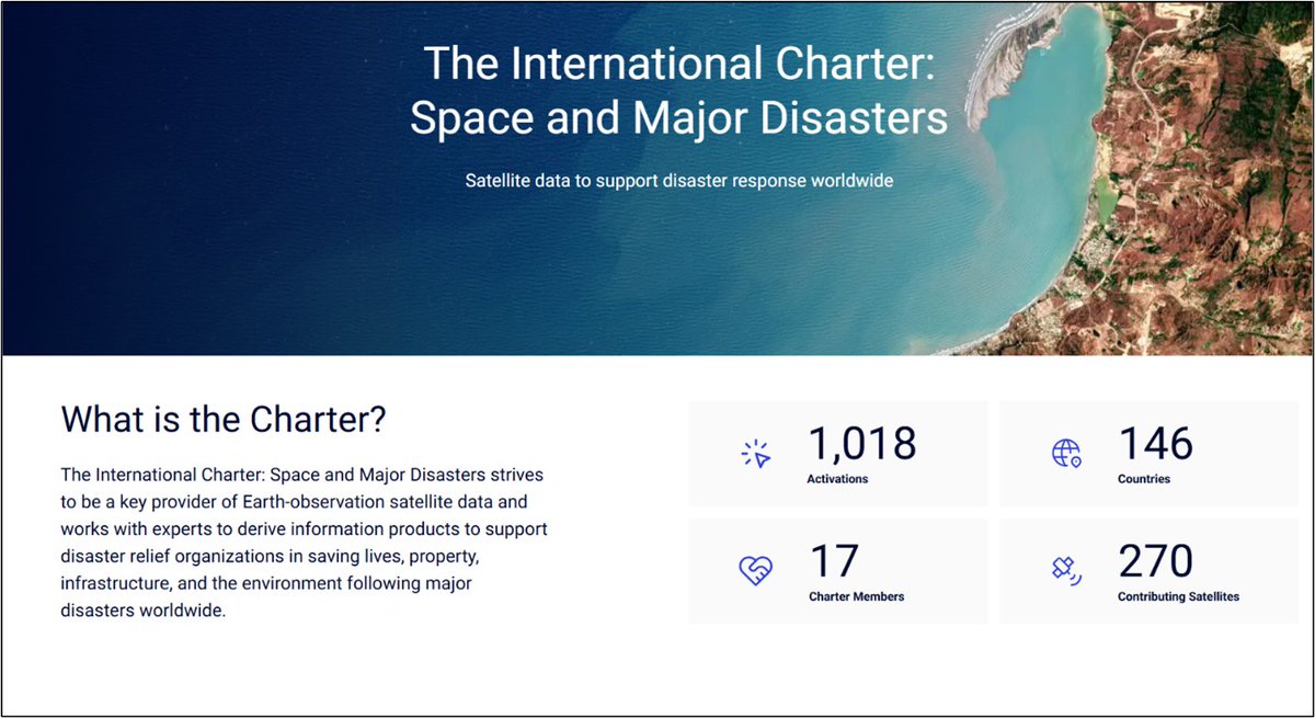 Disasters Charter tweet media