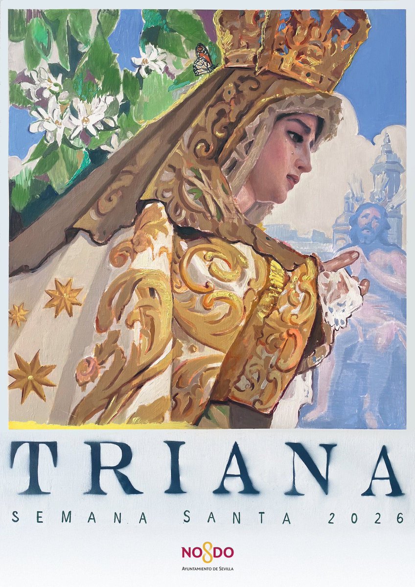 Cartel de la Semana Santa de Triana. Por Rubén Terriza