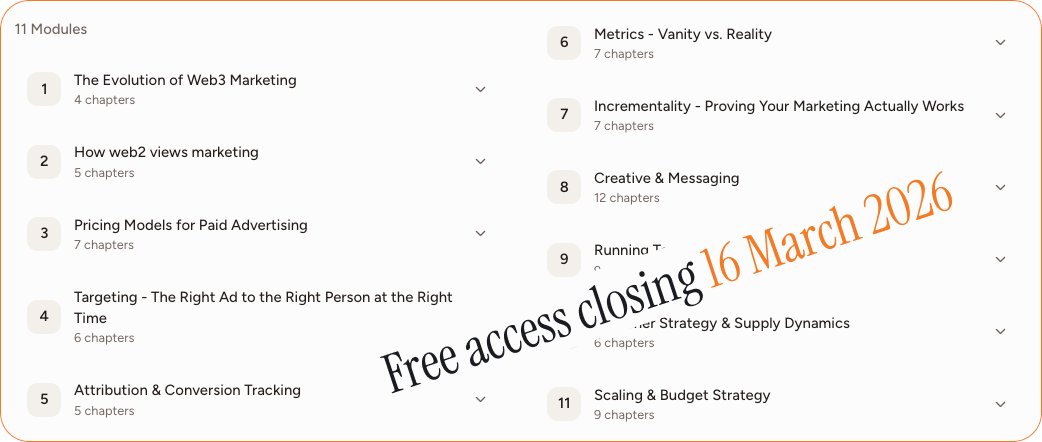 Web3 Advertising tweet media