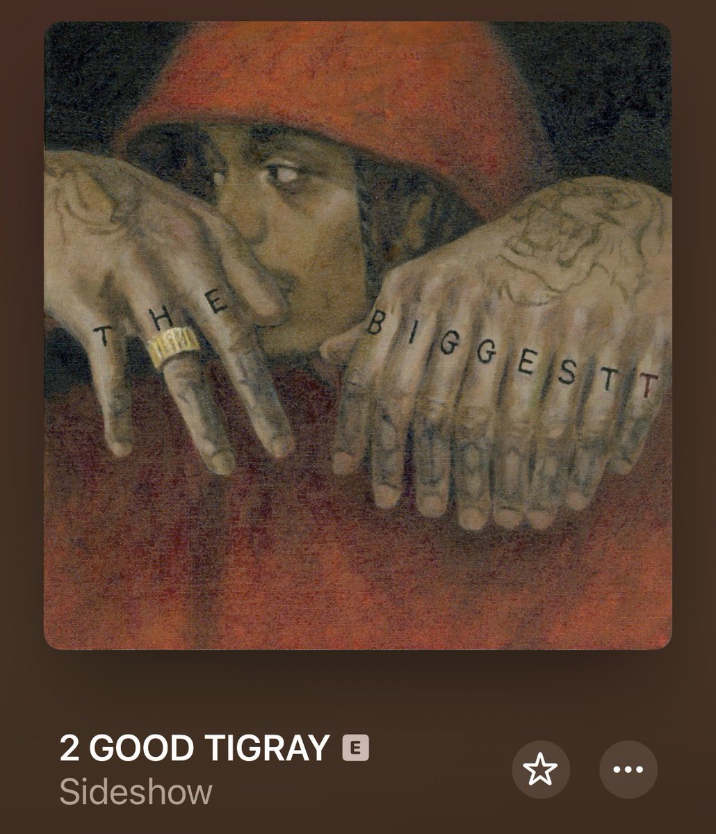gunclapmuseum's tweet photo. best interludes in the game man sideshow got aoty not even a question #MeaningfulViolence #TIGRAYFUNK https://t.co/bFmEKVrKKr