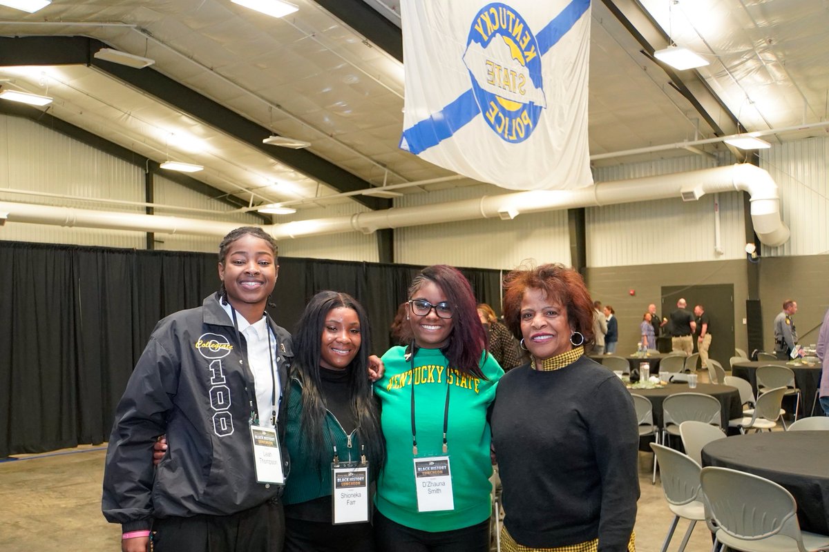 kystatepolice's tweet image. Following the tour, students joined current and former agency members for the luncheon, where fellowship and meaningful conversations continued. Events like this create connections between future leaders, the community and our agency. #KentuckyStatePolice #BlackHistoryMonth (2/2)