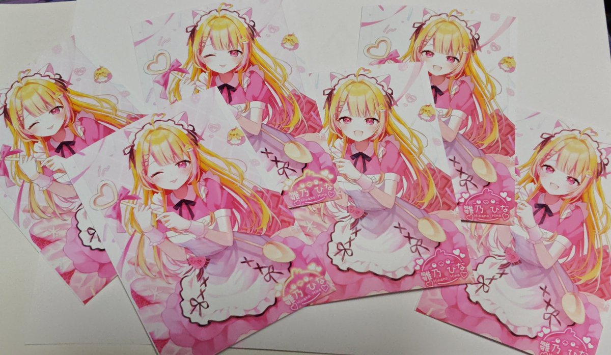 ひなさんお迎えしましたよw 飾る用、保存用、なんかあった用で3枚づつ