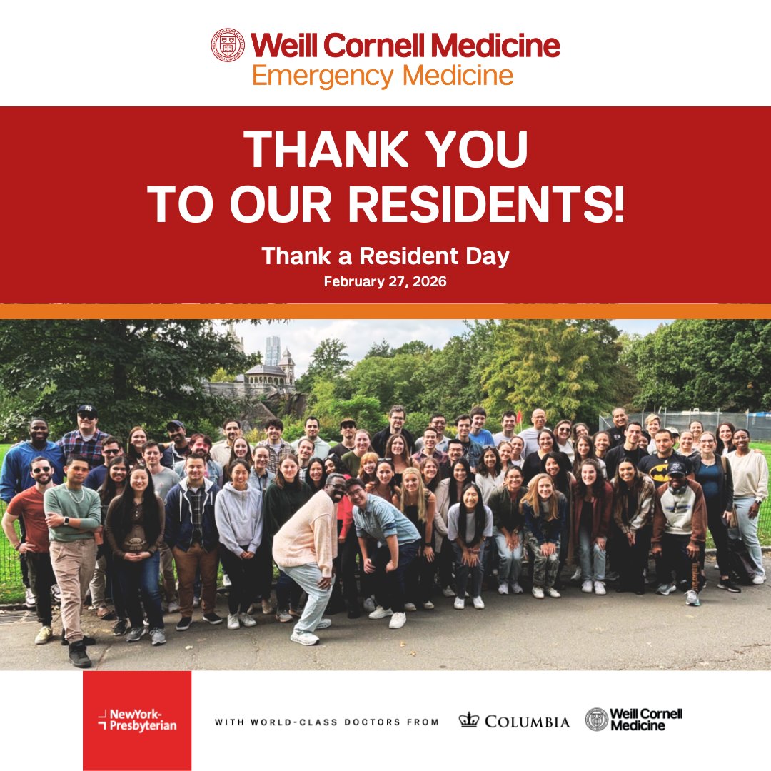 WCM Emergency Medicine tweet media