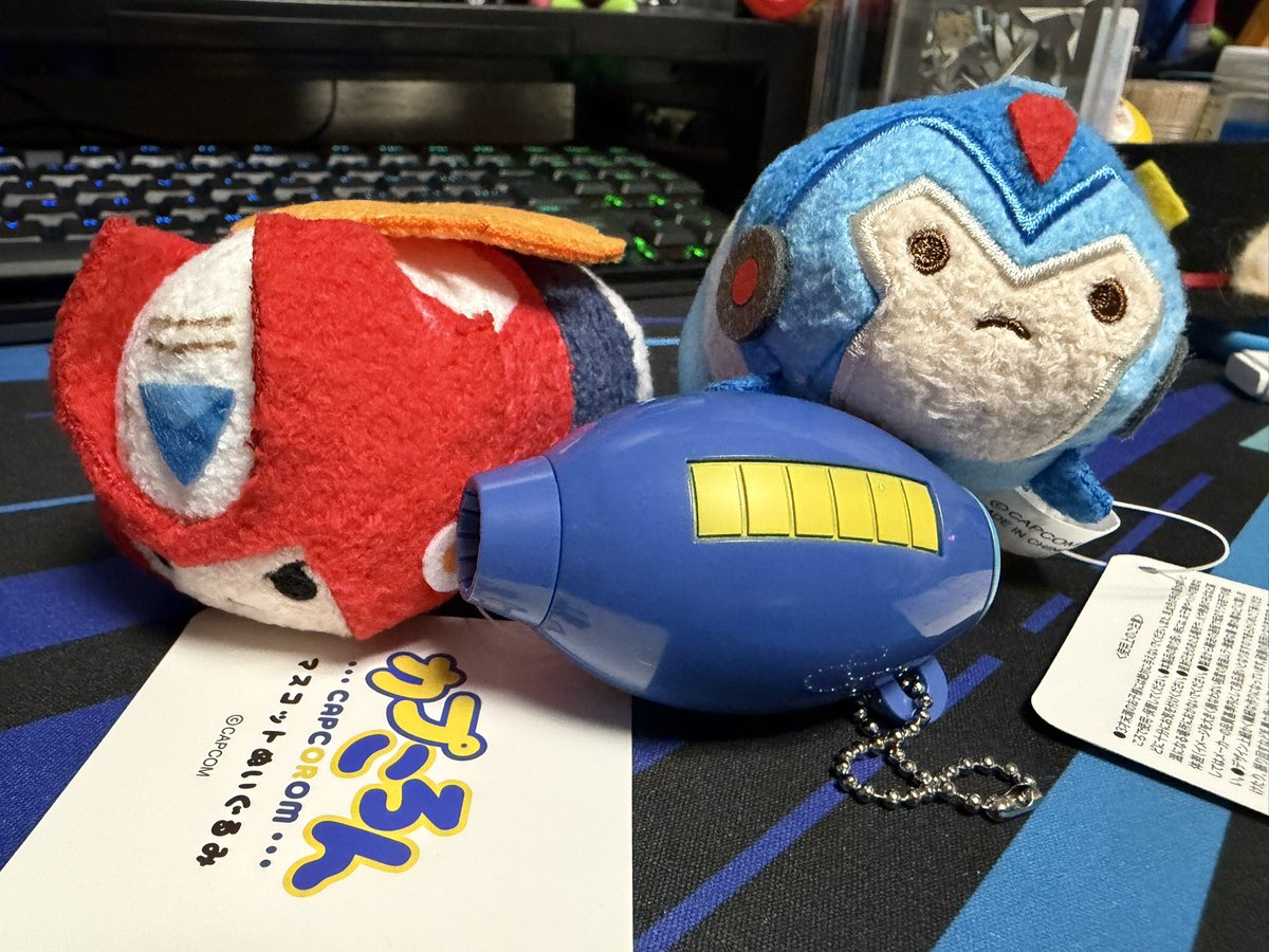 戦利品〜
ロックバスターのガチャも一発でメインカラー引けた〜