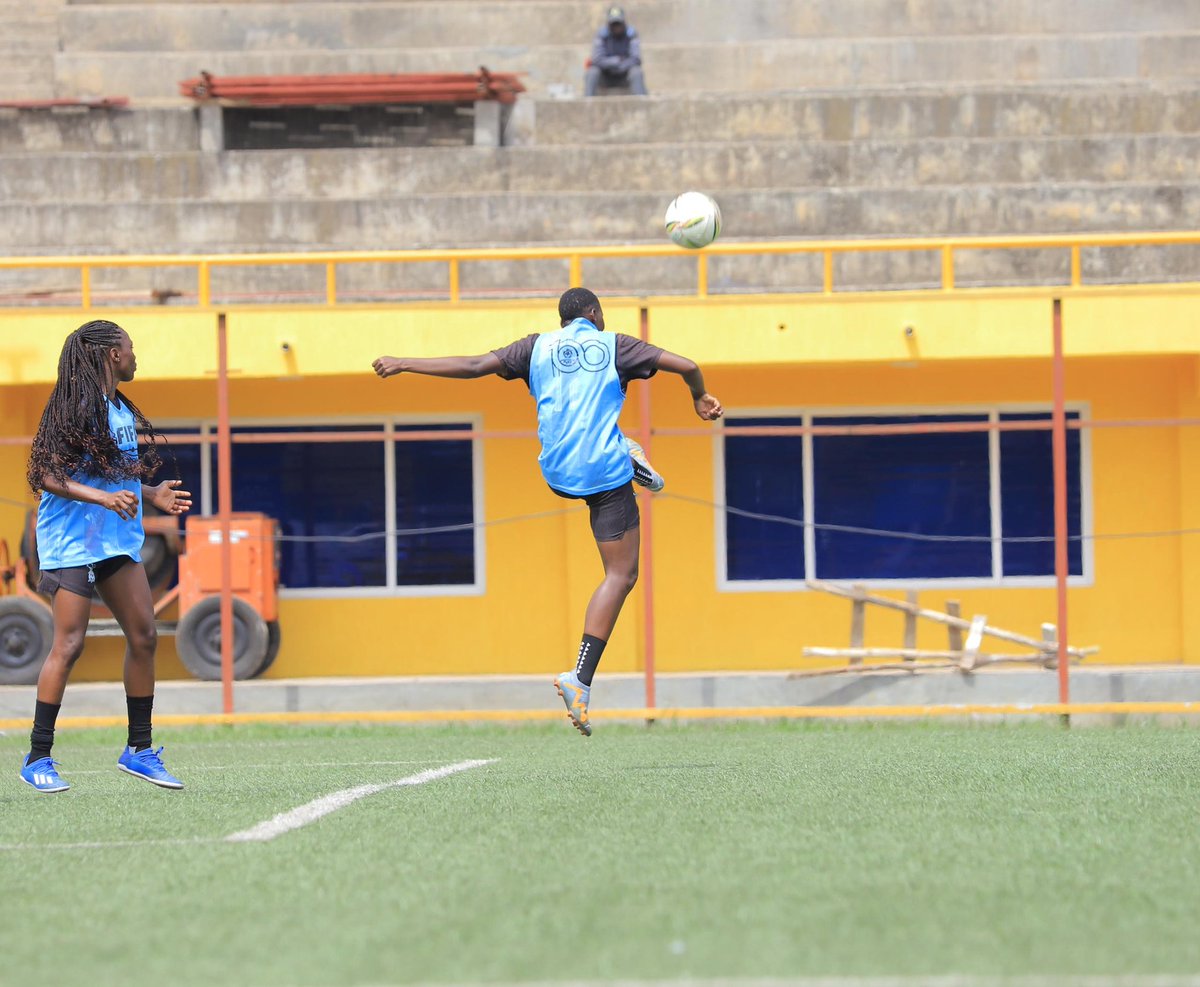 FcKampala's tweet photo. Locked in for the final session. 🔒
The Queens putting in the last work before tomorrow’s showdown against Asubo Ladies FC.

#QueensOfSoccer
#KQNASL https://t.co/IQjXcMnHBx