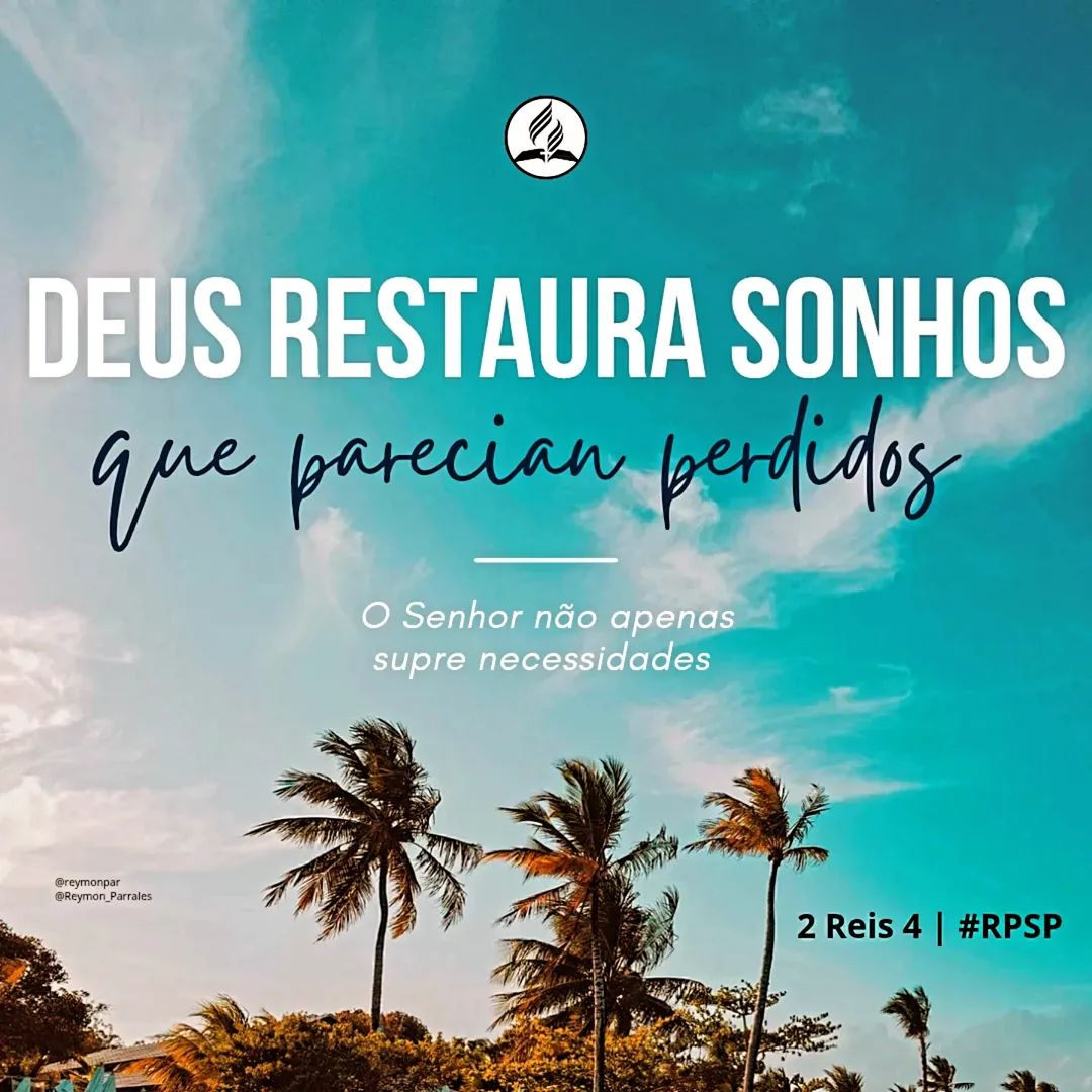 Reymon_Parrales's tweet image. Dios restaura sueños que parecían perdidos. El Señor no solo provee para las necesidades.

#RPSP
#PrimeiroDeus
#PrimeroDios