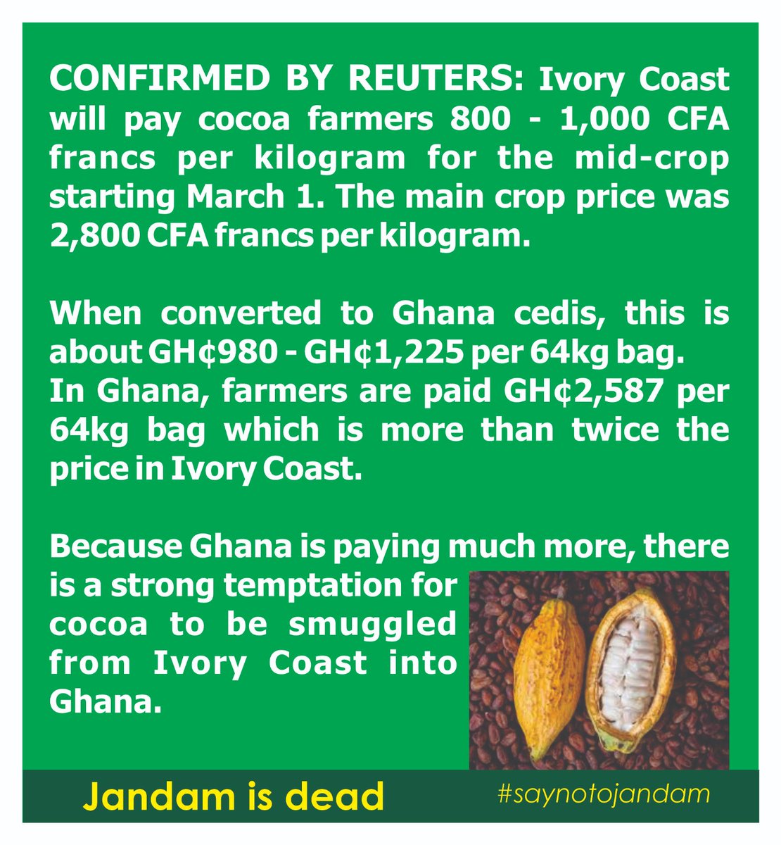 The reality is facing everybody. Shame unto all the Naysayers..! Ghana is doing better..