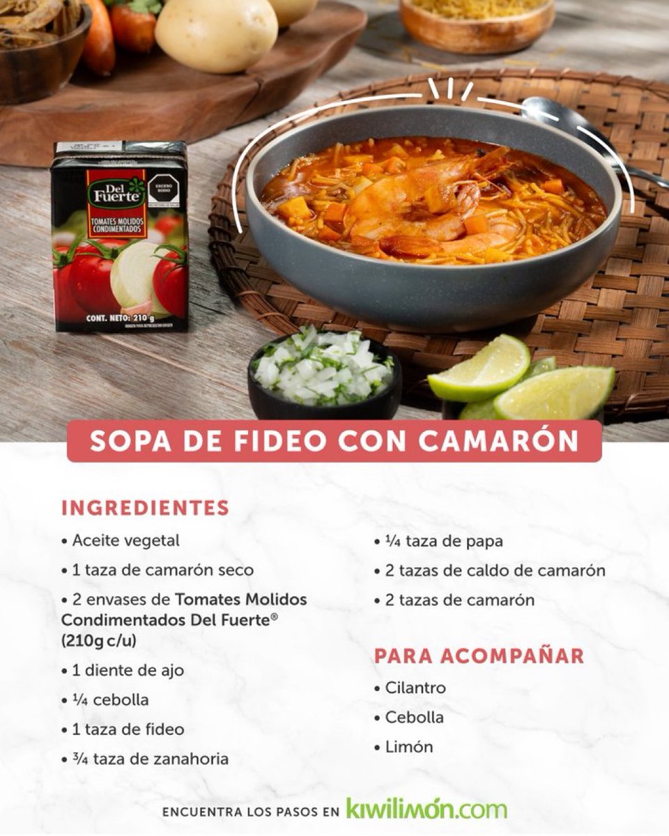 jd929ca's tweet photo. ¡Fácil y deliciosa! Esta receta es ideal para cuaresma y disfrutar en familia.🍤🍲🍅
Receta completa: https://t.co/irBzwSyjZ6 vía @Kiwilimon_LAT https://t.co/5ReO9hlwJl