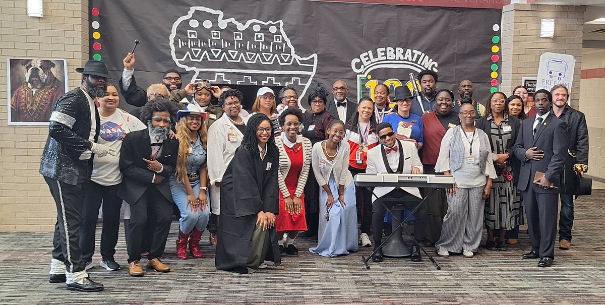 pgilliam33's tweet photo. At @Watkins_CFISD, history took its first steps into the present as a "Living Museum" honoring giants of African American history. #OnPurpose #OnFire #BestYearYet @CyFairISD @annlag12 @CrystalElolf #BOTB #CFISDKindness #PBIS #PathToAmazing #BulldogPRIDE #TheBehaviorSpecialist https://t.co/GrcQqCkc1r
