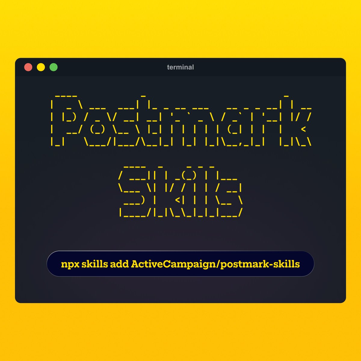 Postmark tweet media