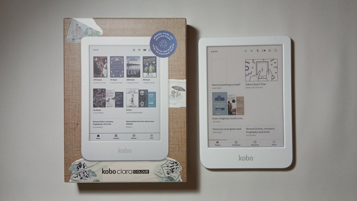GUYS.... the wait is finally over... I'm officialy a Kobo girly now!!!!! 🥹🤍
