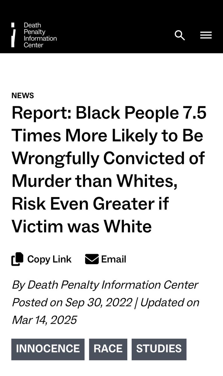 You can’t talk about black crime statistics without discussion the high rate of exonerations.