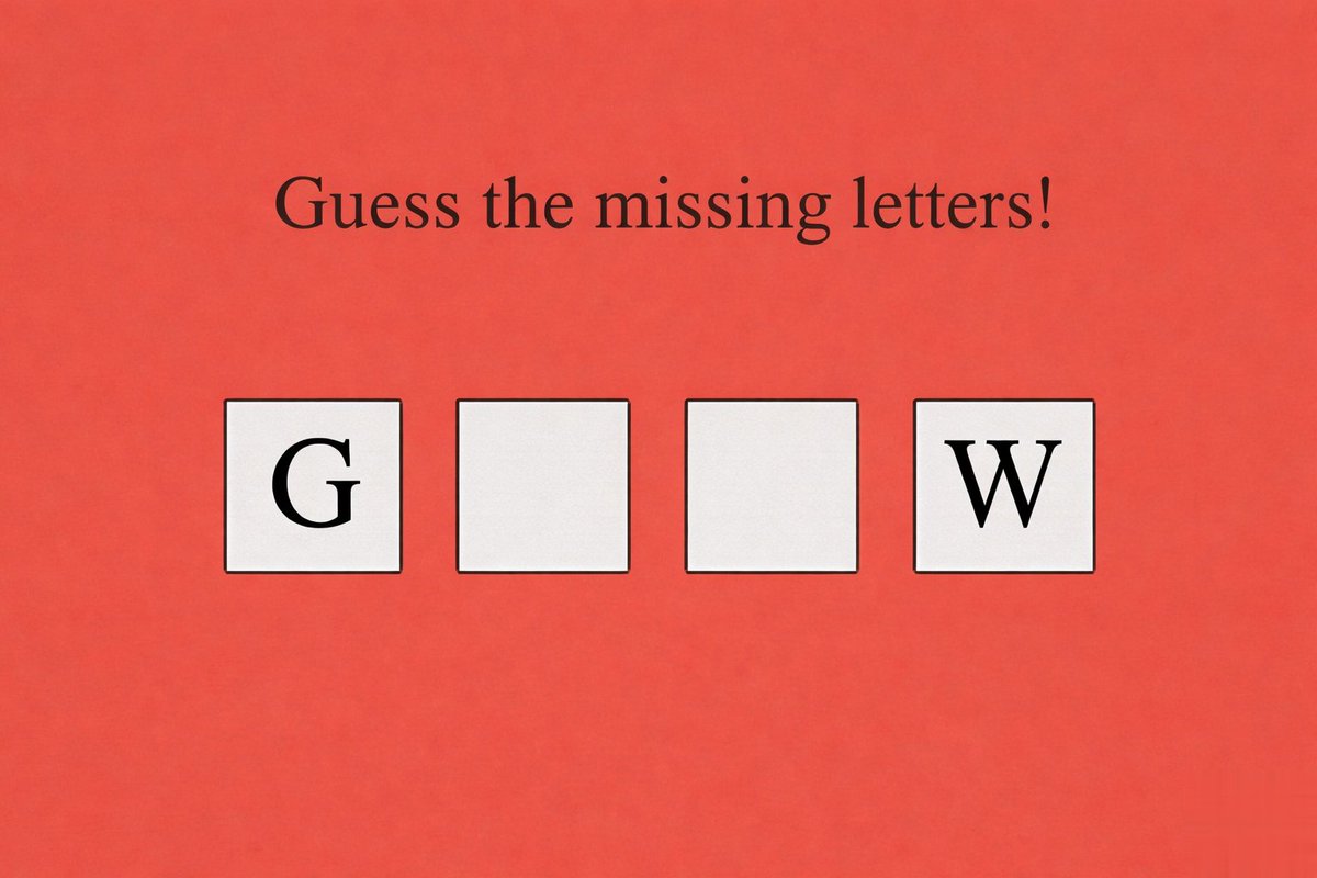 Guess the missing letters ?? 🤔