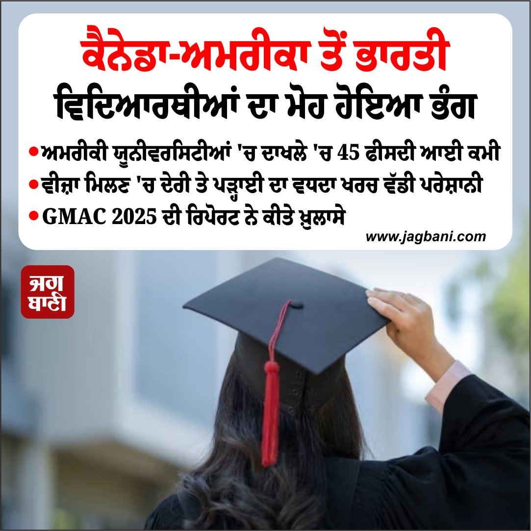 JagbaniOnline's tweet image. ਕੈਨੇਡਾ-ਅਮਰੀਕਾ ਤੋਂ ਭਾਰਤੀ ਵਿਦਿਆਰਥੀਆਂ ਦਾ ਮੋਹ ਹੋਇਆ ਭੰਗ
#CanadaAmerica #IndianStudents #StudyAbroad #VisaRules #Jagbani