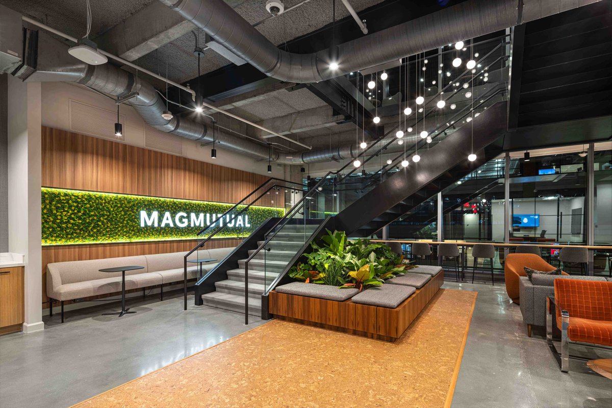 rhsources's tweet photo. The Stylex - Luna banquette system fits perfectly at the @MagMutual HQ in ATL! The design intent was to favor spaces where teams can gather informally, encouraging more interaction &amp; teamwork! #WorkplaceDesign 

https://t.co/ct7FXxfvt0

*Photo Credit: @haigwoodstudios https://t.co/YjadBhpJpv