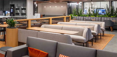 rhsources's tweet photo. The Stylex - Luna banquette system fits perfectly at the @MagMutual HQ in ATL! The design intent was to favor spaces where teams can gather informally, encouraging more interaction &amp; teamwork! #WorkplaceDesign 

https://t.co/ct7FXxfvt0

*Photo Credit: @haigwoodstudios https://t.co/YjadBhpJpv